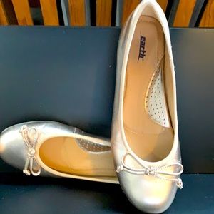 Rose Gold Metallic Flats.